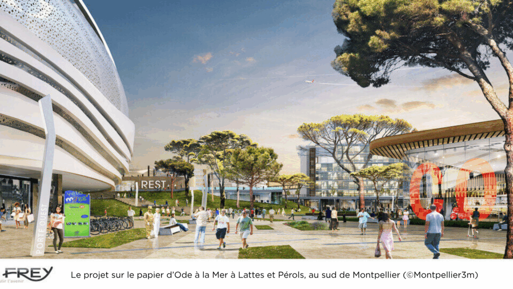 Projet d’aménagement Ode à la Mer entre Lattes et Pérols