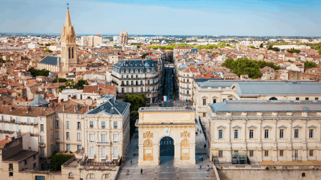 Montpellier, arc de triomphe